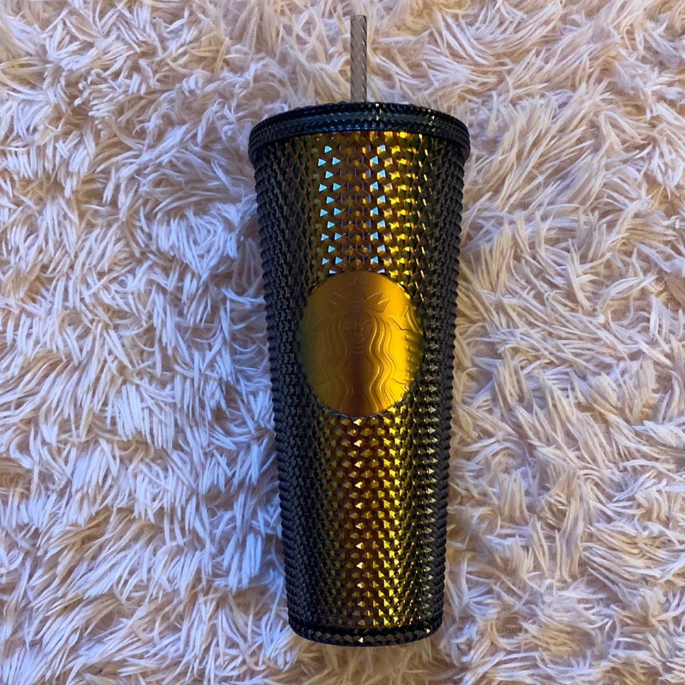 Starbucks Black / Gray Studded Tumbler